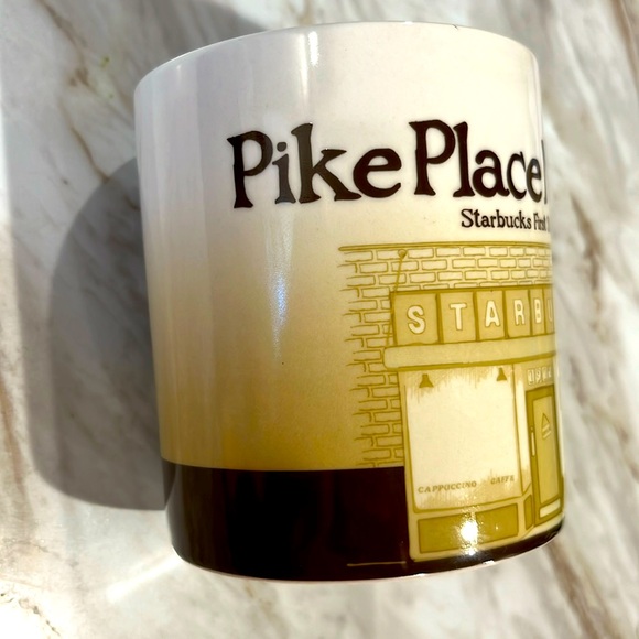Starbucks Pike Place Market 16oz Coffee Mug 2008 Collector Series EXC - Picture 2 of 5